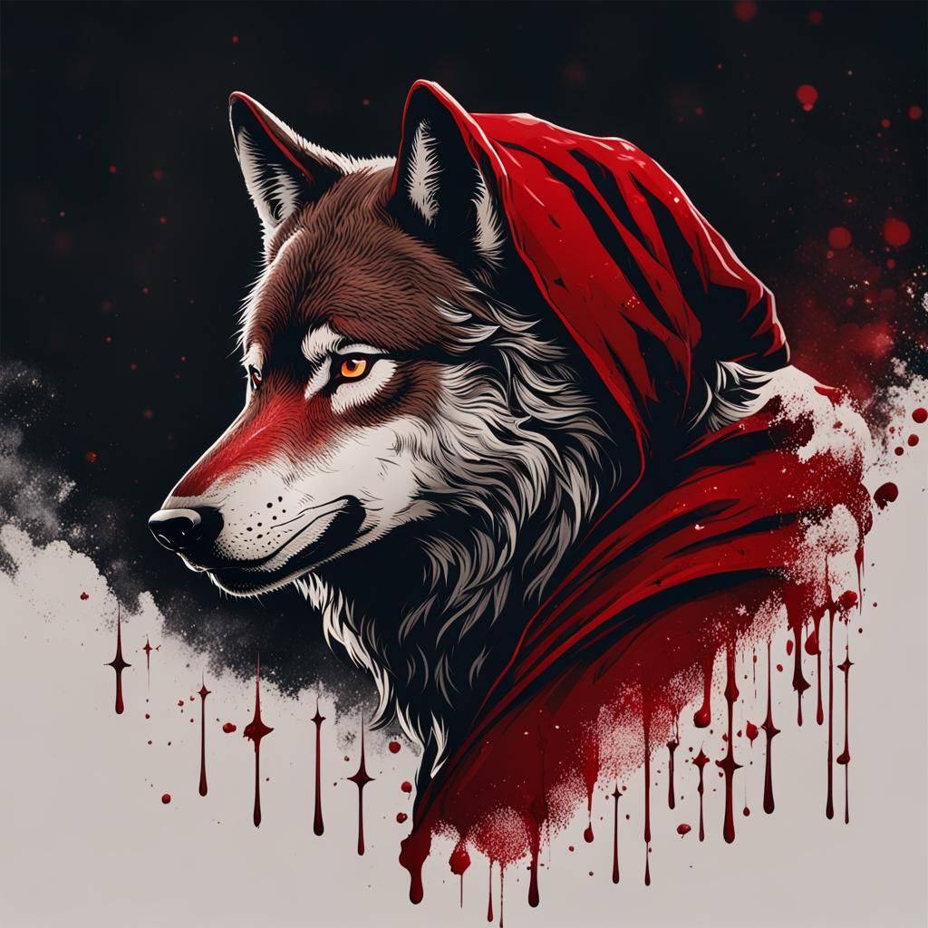 Little Red Riding Wolf. - AI Generated Artwork - NightCafe Creator