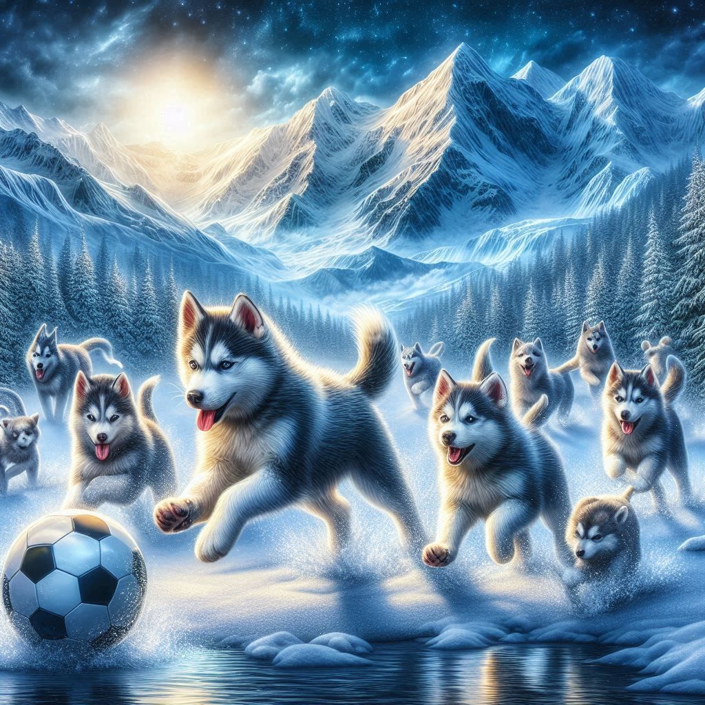 Playful Husky Pups!!