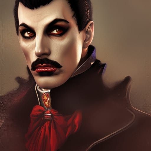 Freddy Mercury as Dracula