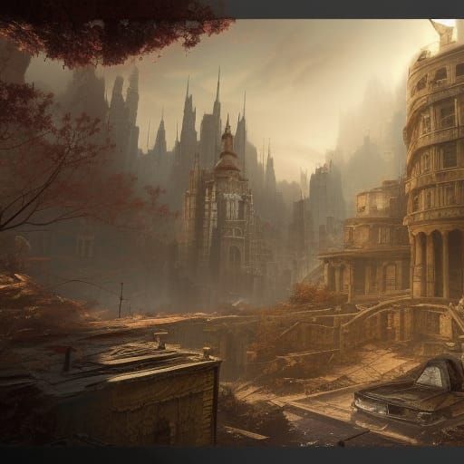 Abandoned city