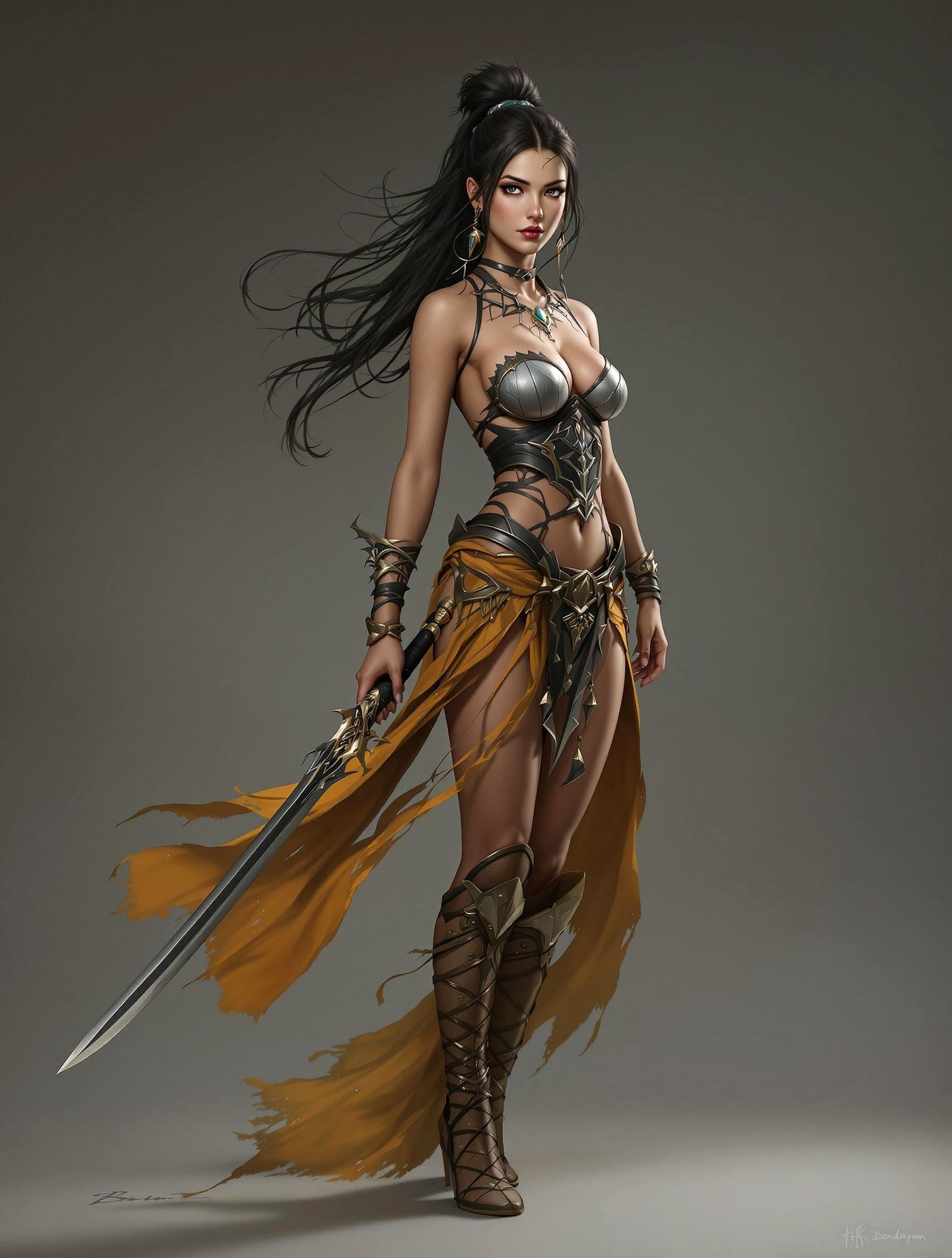 With every fall, she'll rise again,