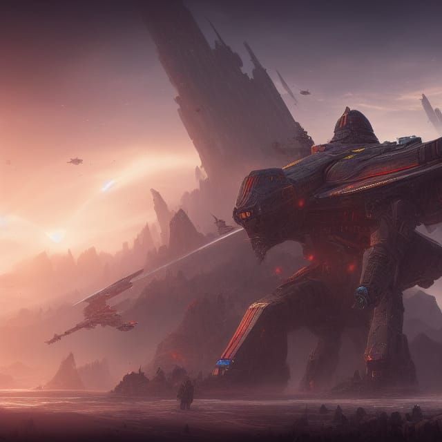 For the Republic! detailed matte painting, deep color, fanta...