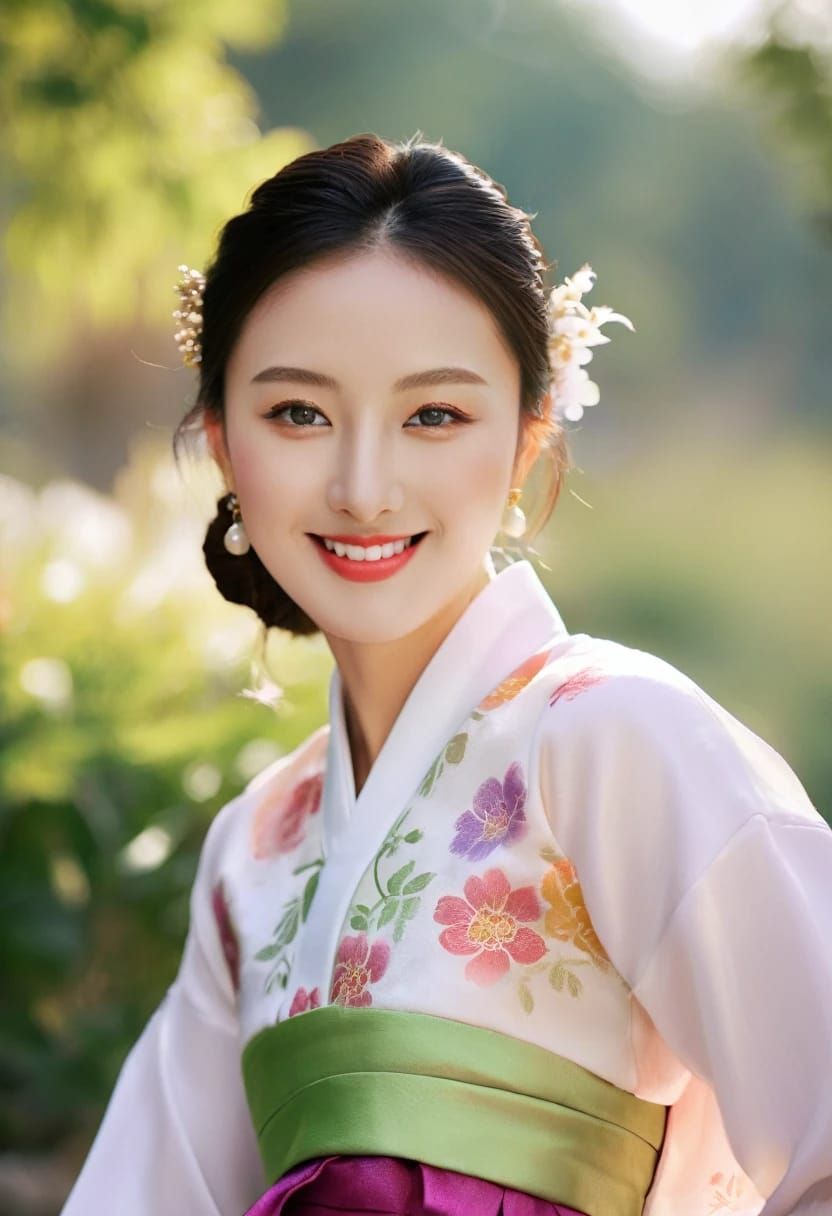 Lady in Hanbok
