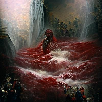 WATERFALL OF BLOOD