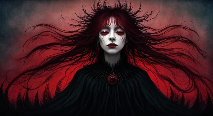 Storybook Illustrations.
From a red River of Blood Red Tears...