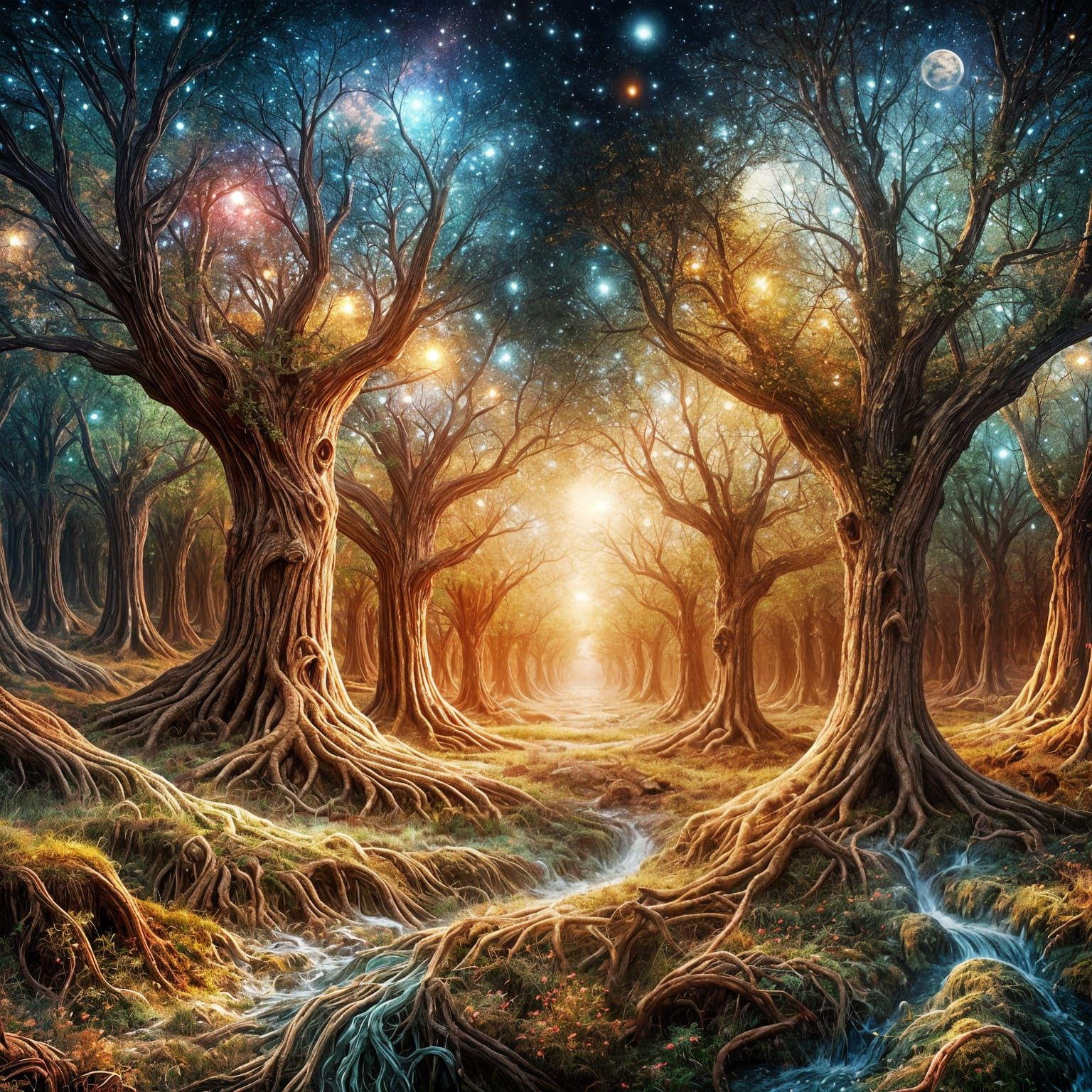 A landscape seen in a dream, reproduced just for you
