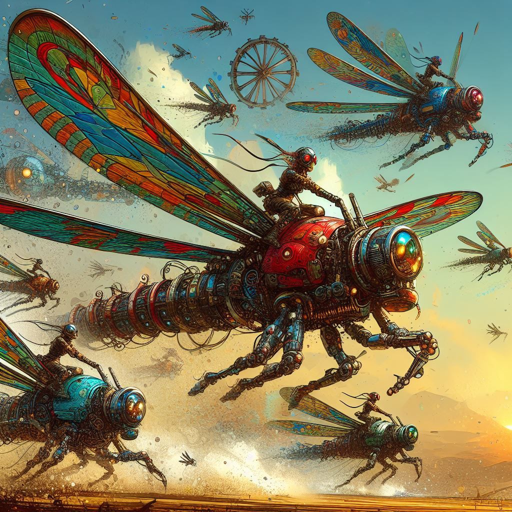 The Steelpunk Dragonflies Race