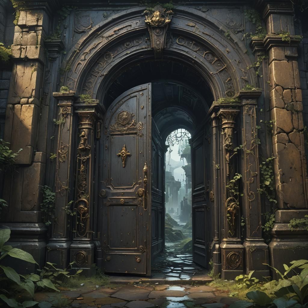 Ancienne porte abandonné 6