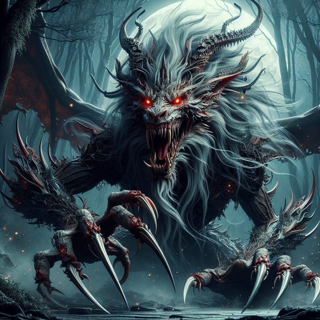twist between a monster and an dragon