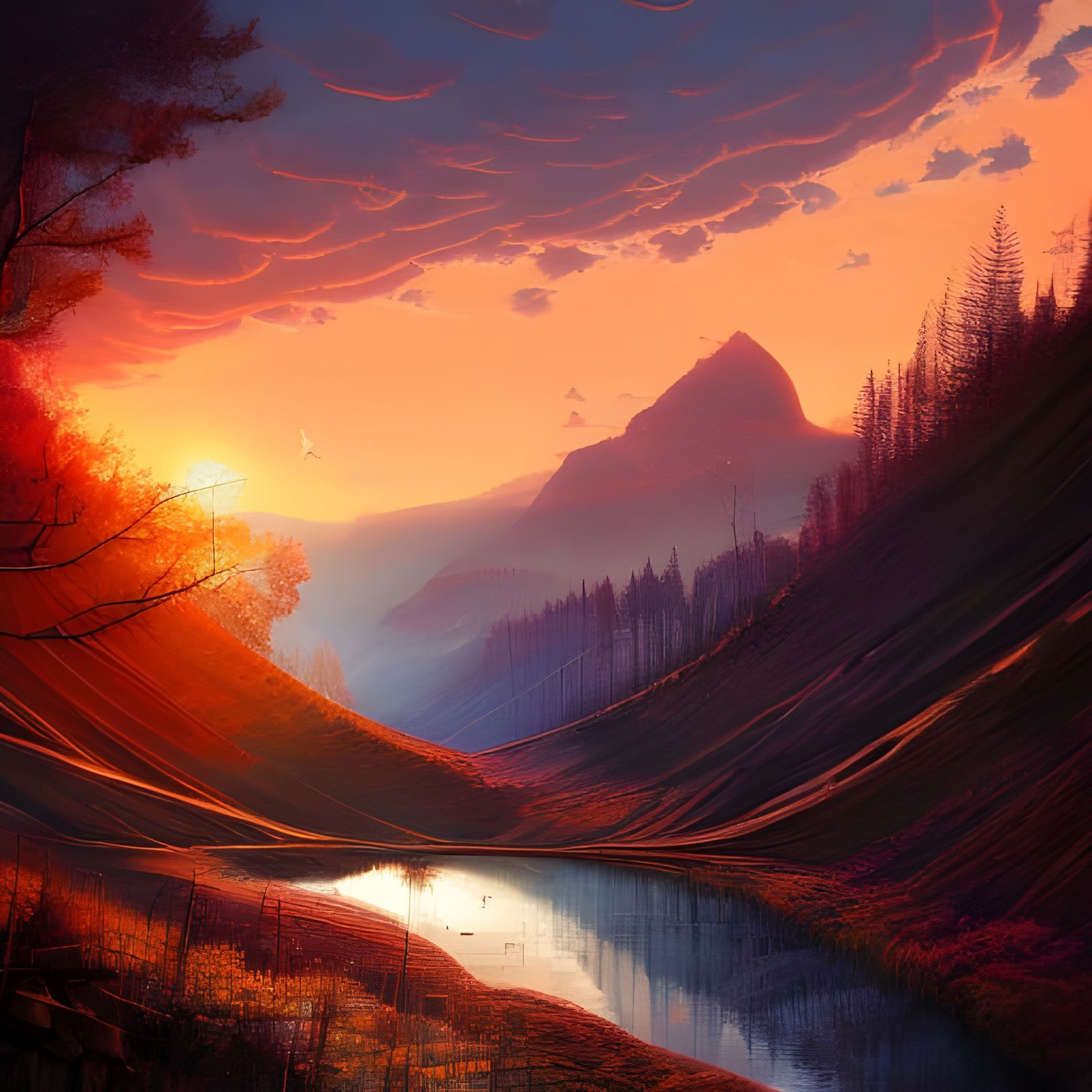 Valley Painting  by @Yorkie