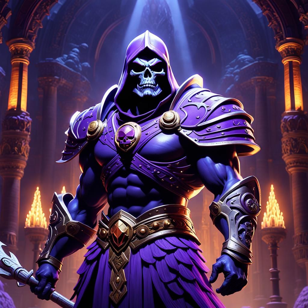 Skeletor, Masters of the Universe, MOTU, - AI Generated Artwork ...