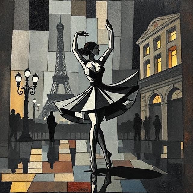 BALLET DANCER IN A RAINY PARIS 🩰✨.