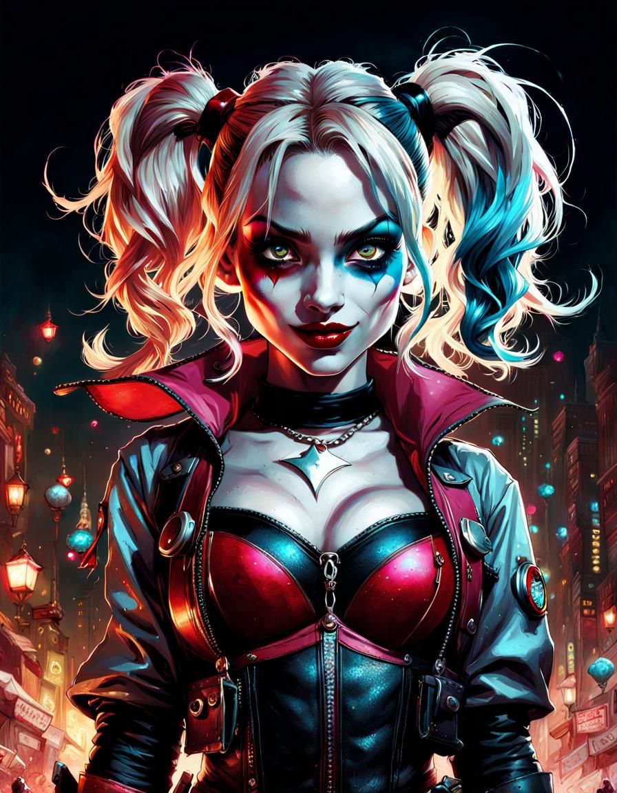 Harleen Quinzel - AI Generated Artwork - NightCafe Creator