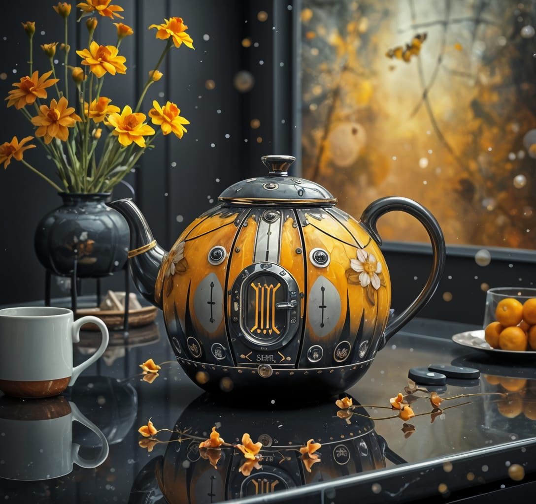 Techno tea  by @DAIV