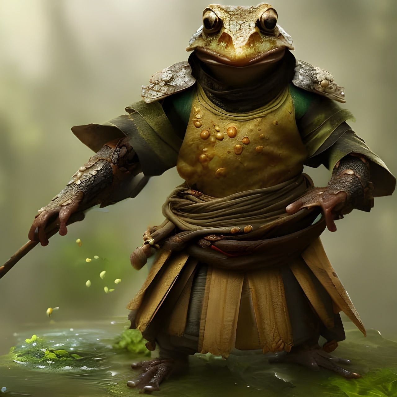 Guardian of the pond  by @Lapinator