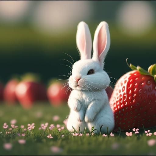 (Cinematic Pop Exposures )  Strawberry Fields and BUNNIES Al...