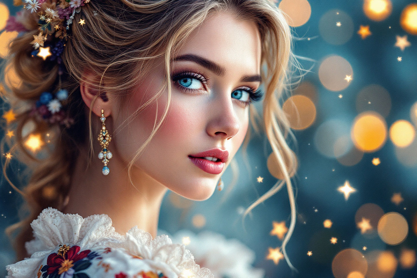 Portrait of a beautiful German woman
