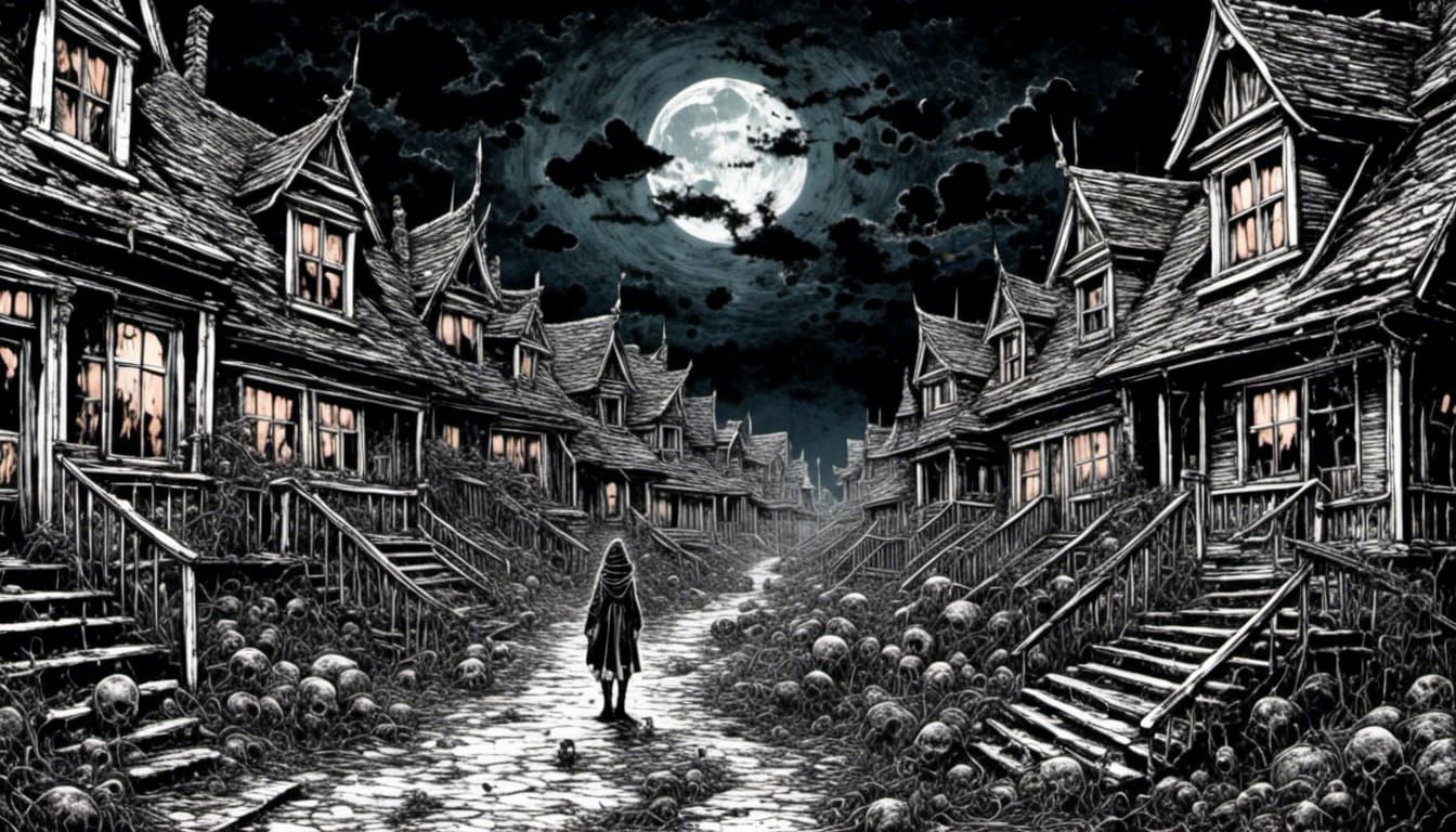 <lora:Midnight Vibrance:1.0> Darkness falls across the land
The midnite hour is close at hand
Creatures crawl in search of blood
To terroriz...