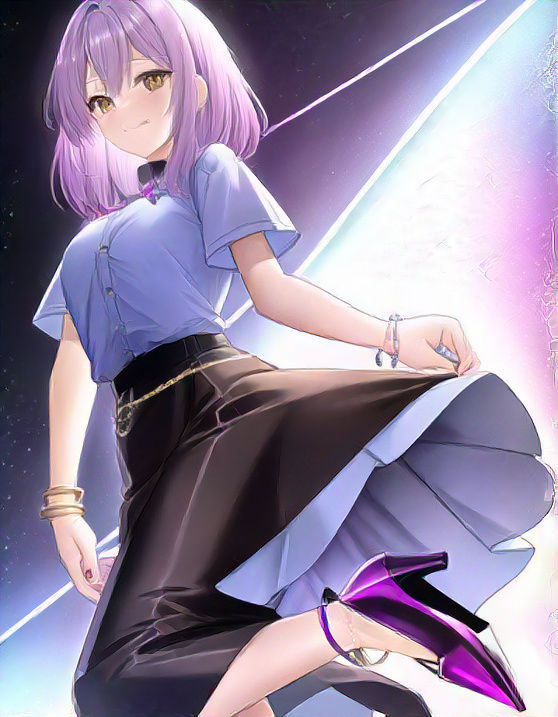 female in a skirt - AI Generated Artwork - NightCafe Creator
