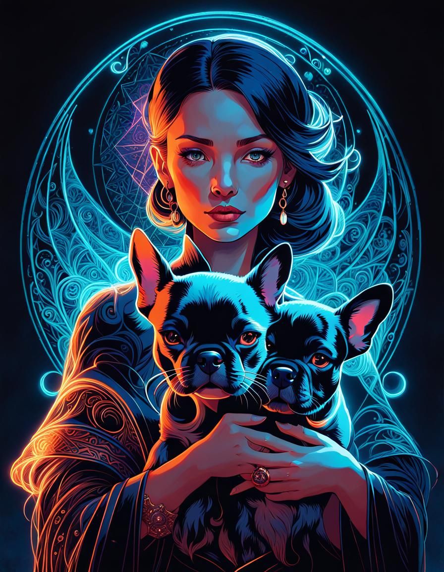 Neomi, Coco and Chanel AI Generated Artwork NightCafe Creator