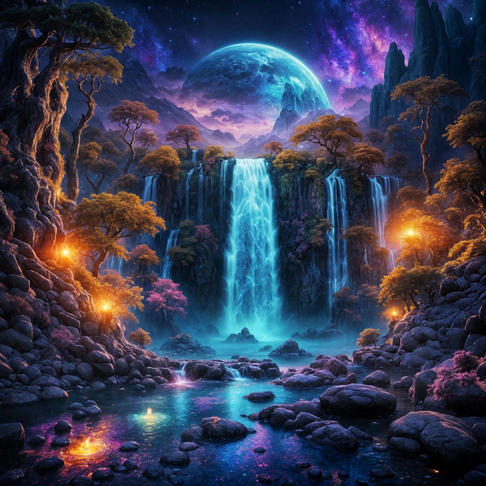 Out of this world Waterfall  by @Soynuts