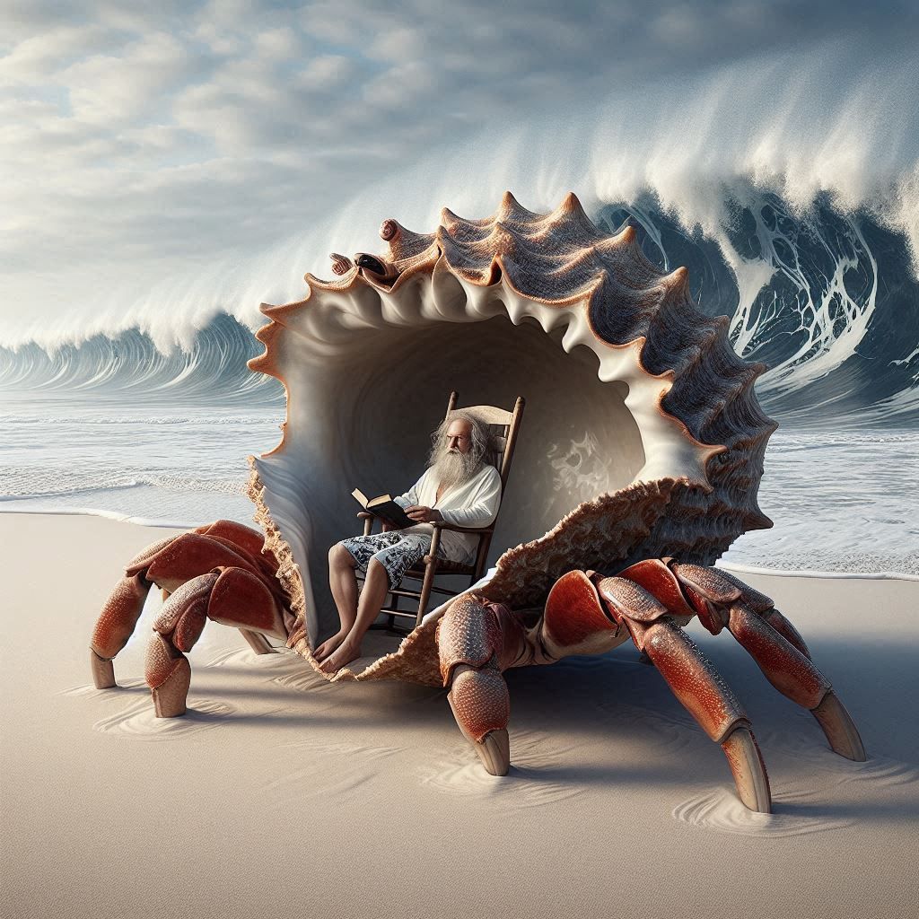 The Hermit who lives in the Crab