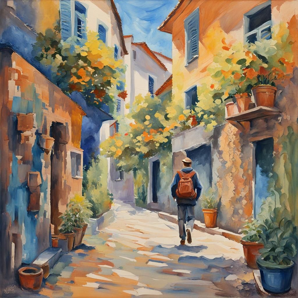 In the avenues and alleyways, where the soul of a man is eas...