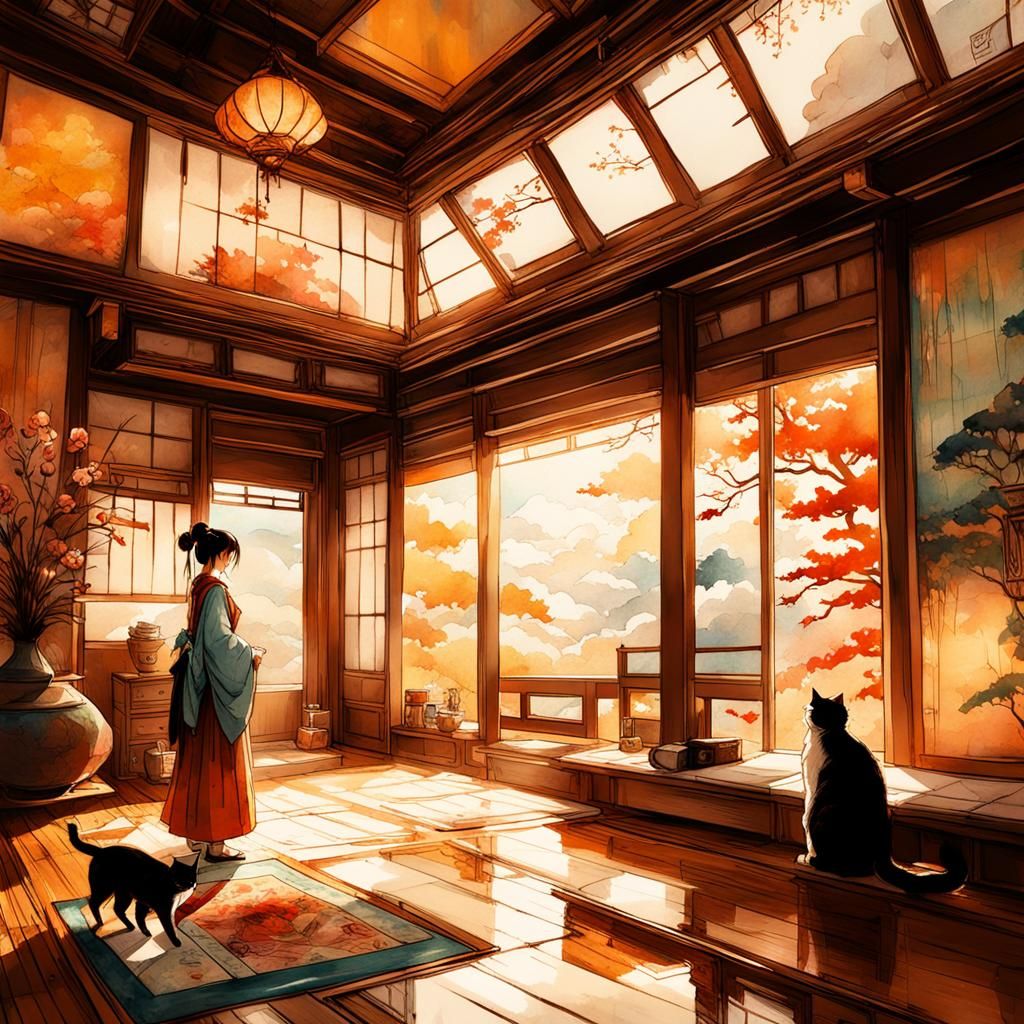 Japanese Home  by @Green Tara 