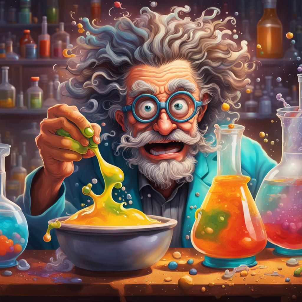 The Crazy Professor - AI Generated Artwork - NightCafe Creator