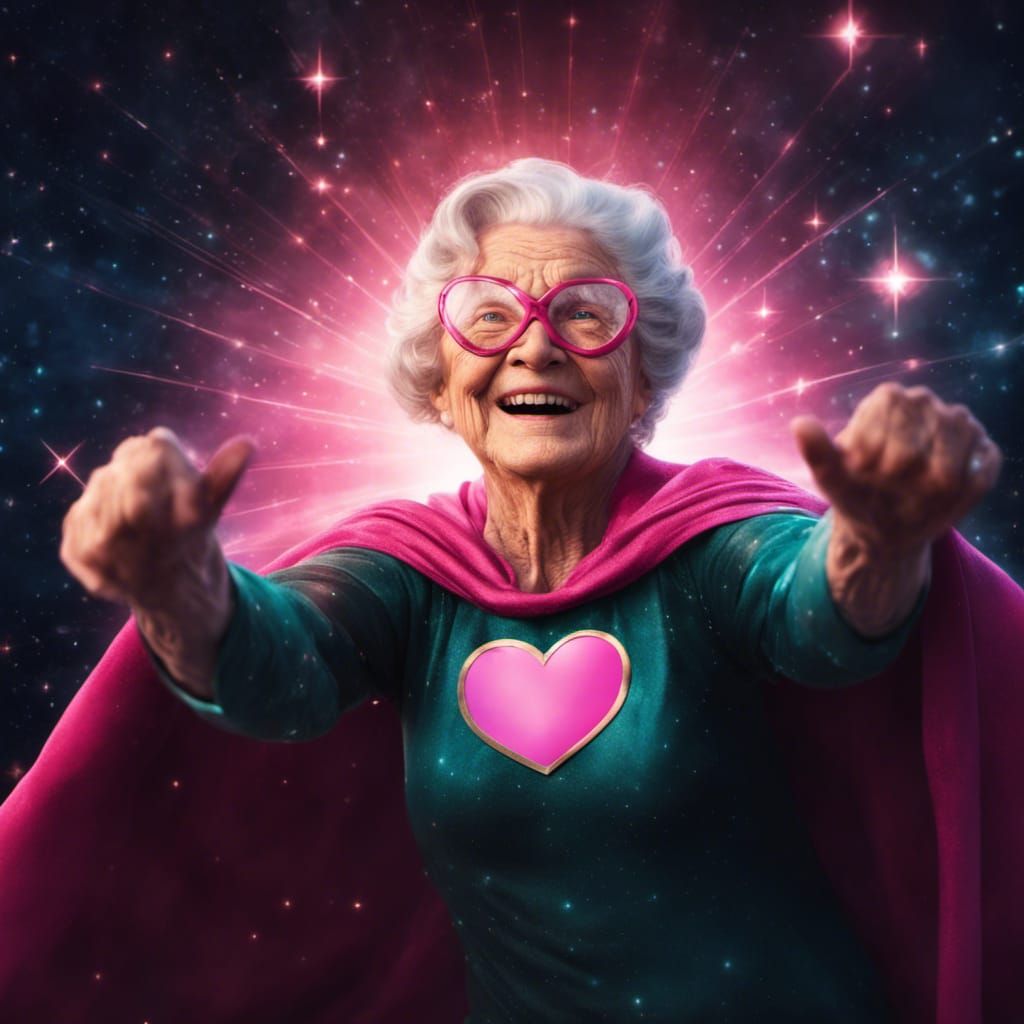 Grandma Always Has Your Back  by @OlCatLady