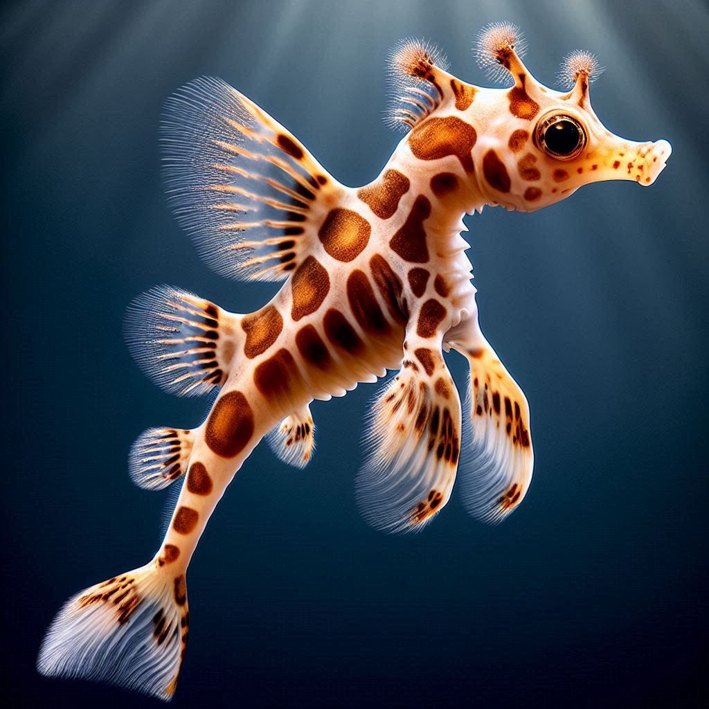 New seahorse a giraffe-like
