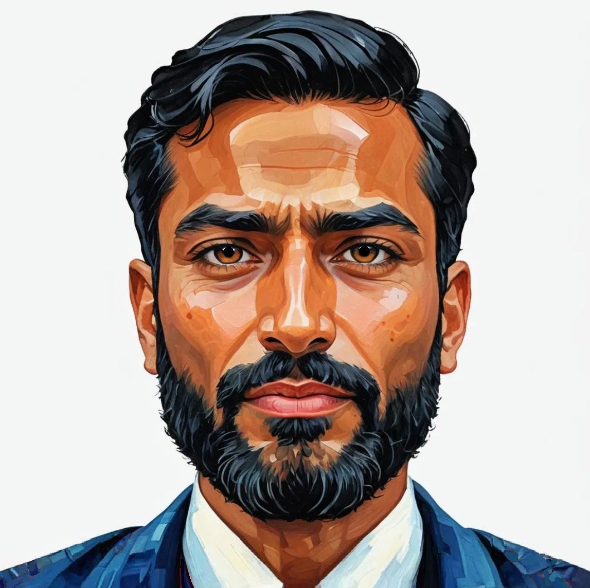 Muhammad Kamâlî · محمد كمالى · a handsome bearded Afghan