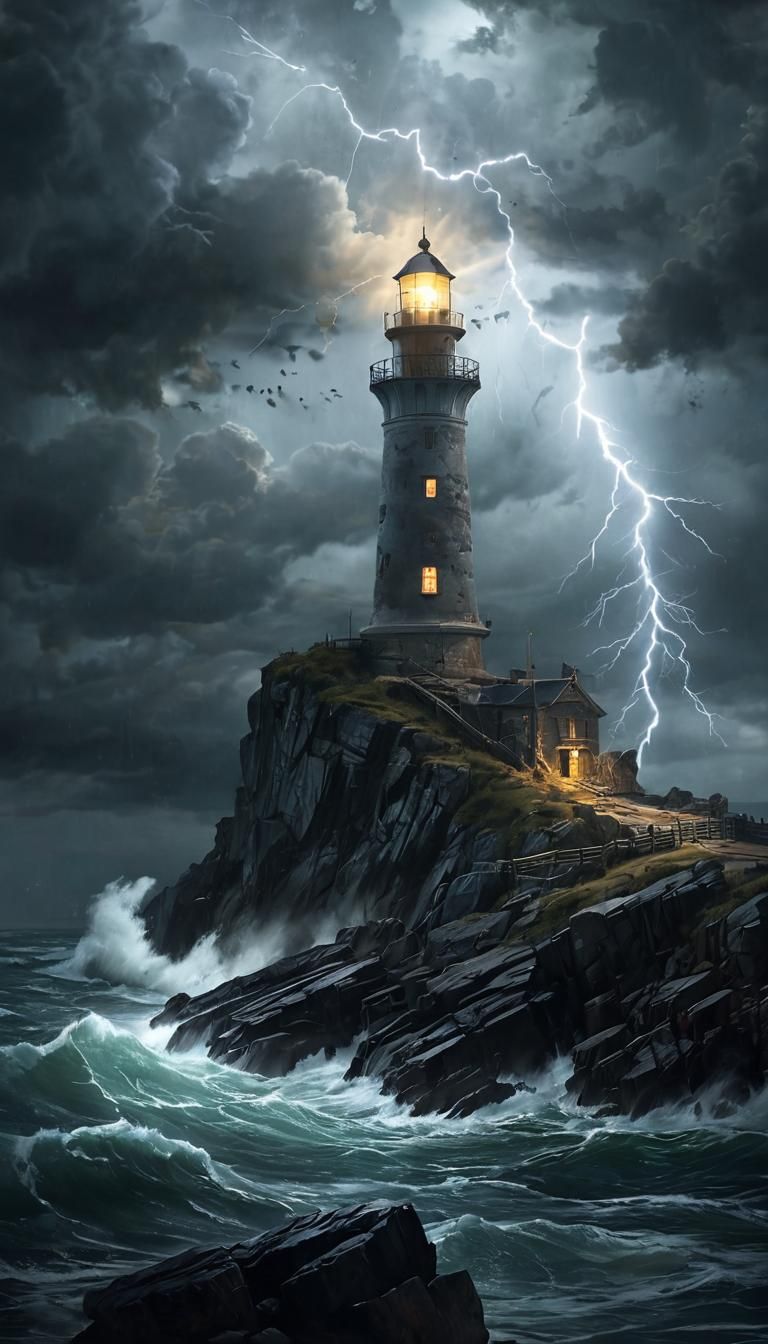 Lightning strikes  by @Jake Blues