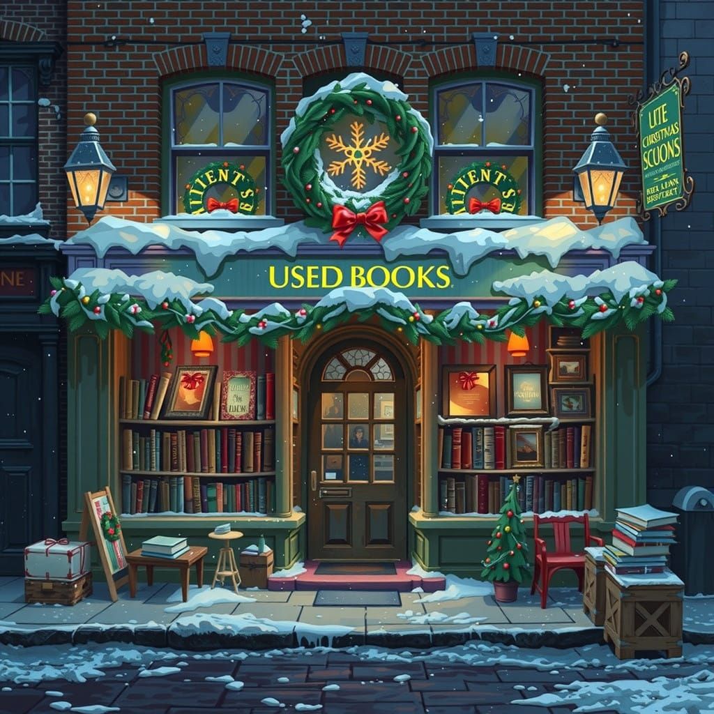 Old English Used Bookstore  by @Kimber