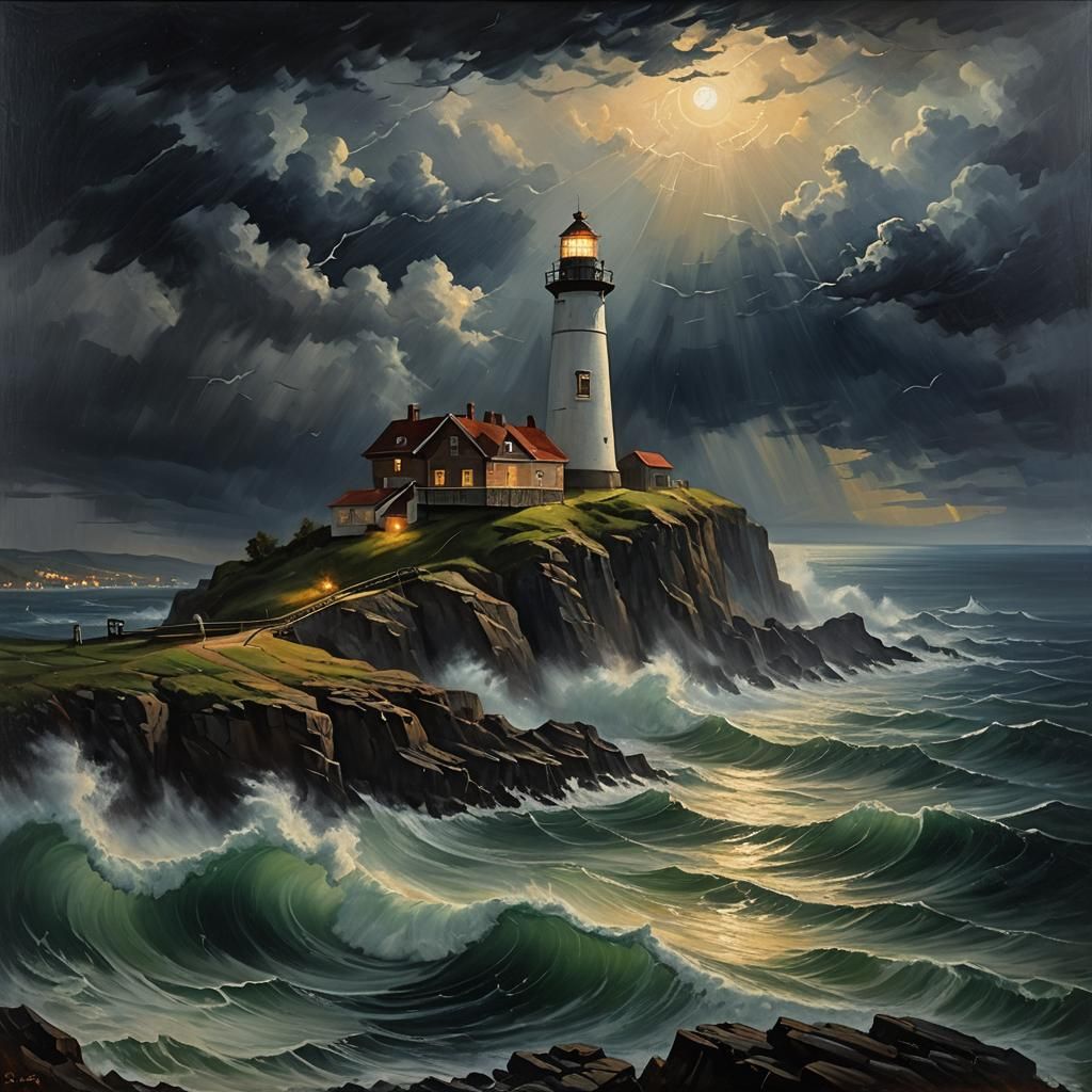 Lighthouse   by @Kallistratia