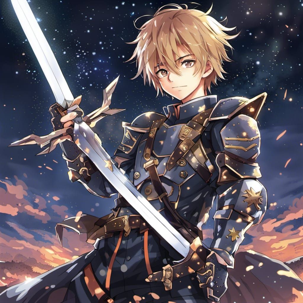 Cool anime boy, with the power of light - AI Generated Artwork - NightCafe  Creator