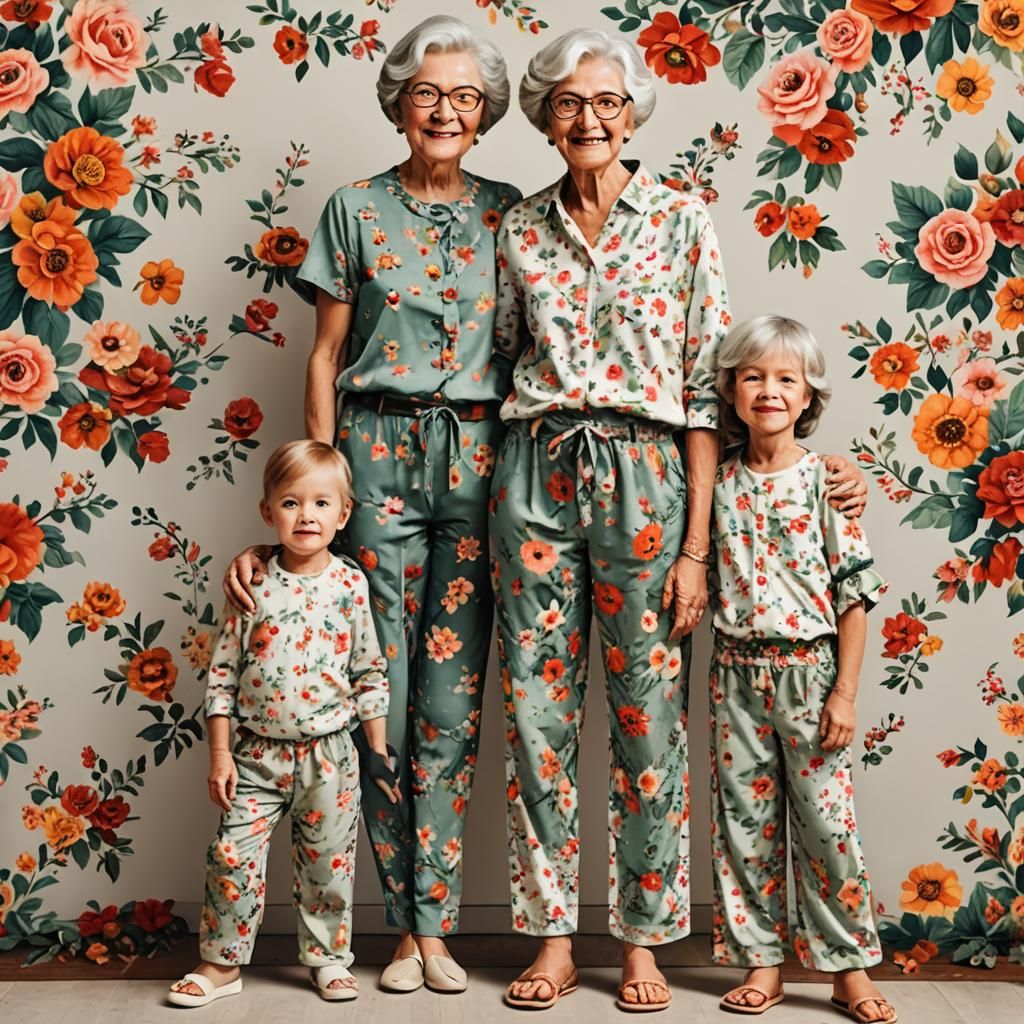 matching floral pants