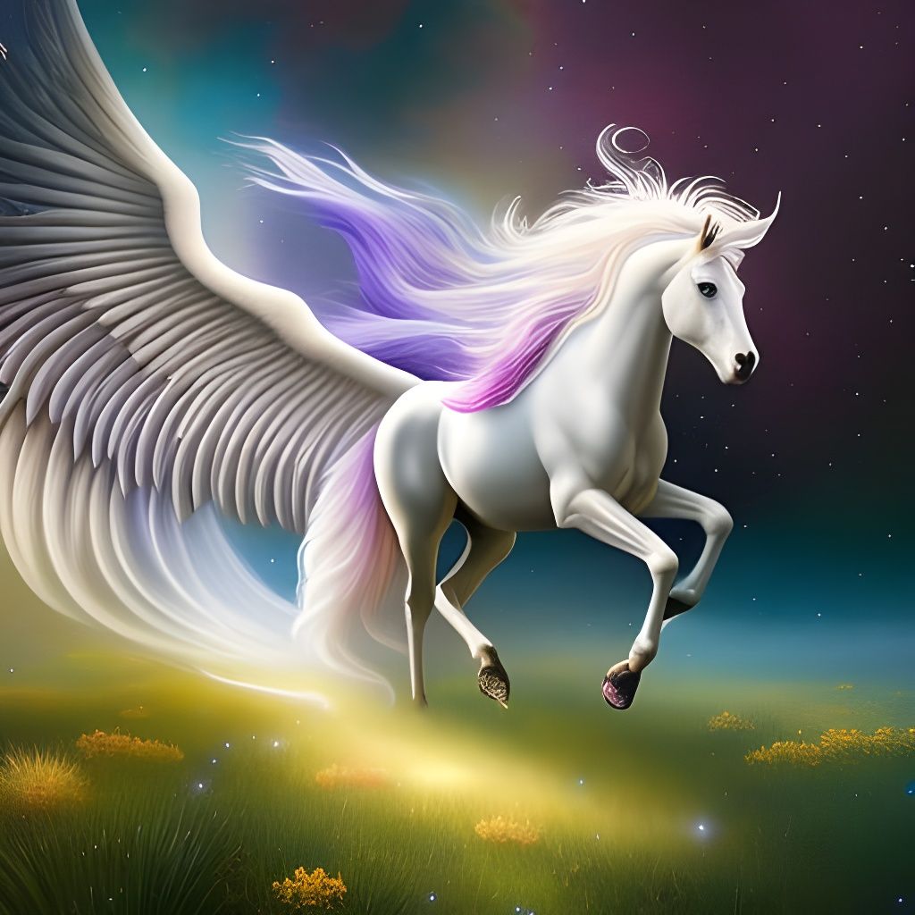 Weird pegasus - AI Generated Artwork - NightCafe Creator