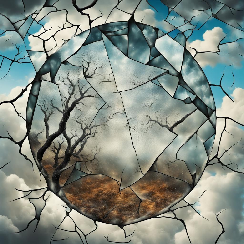 Through the looking glass AI Generated Artwork NightCafe Creator