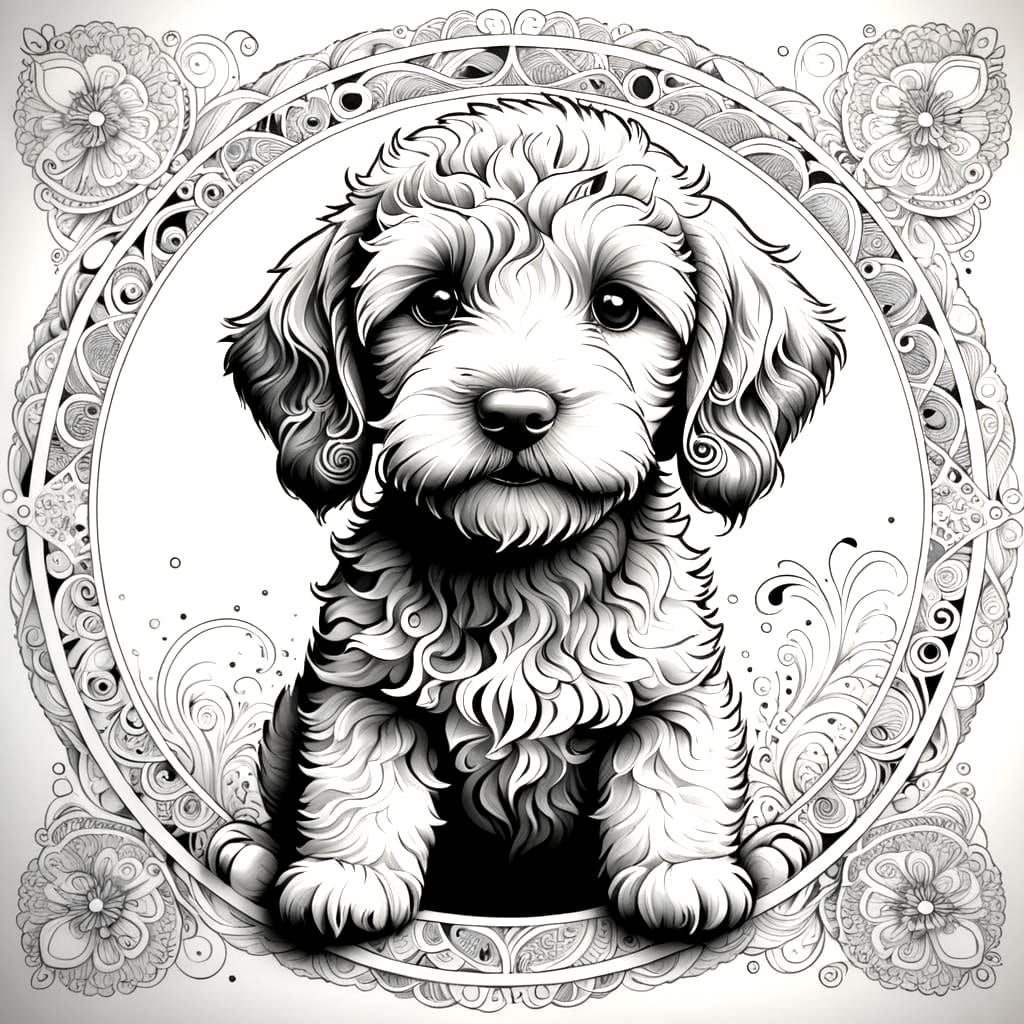 Doodle of a labradoodle ❤️
