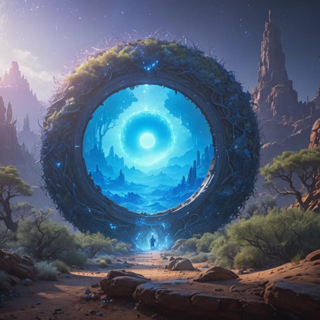 Blue Portal Gate 1