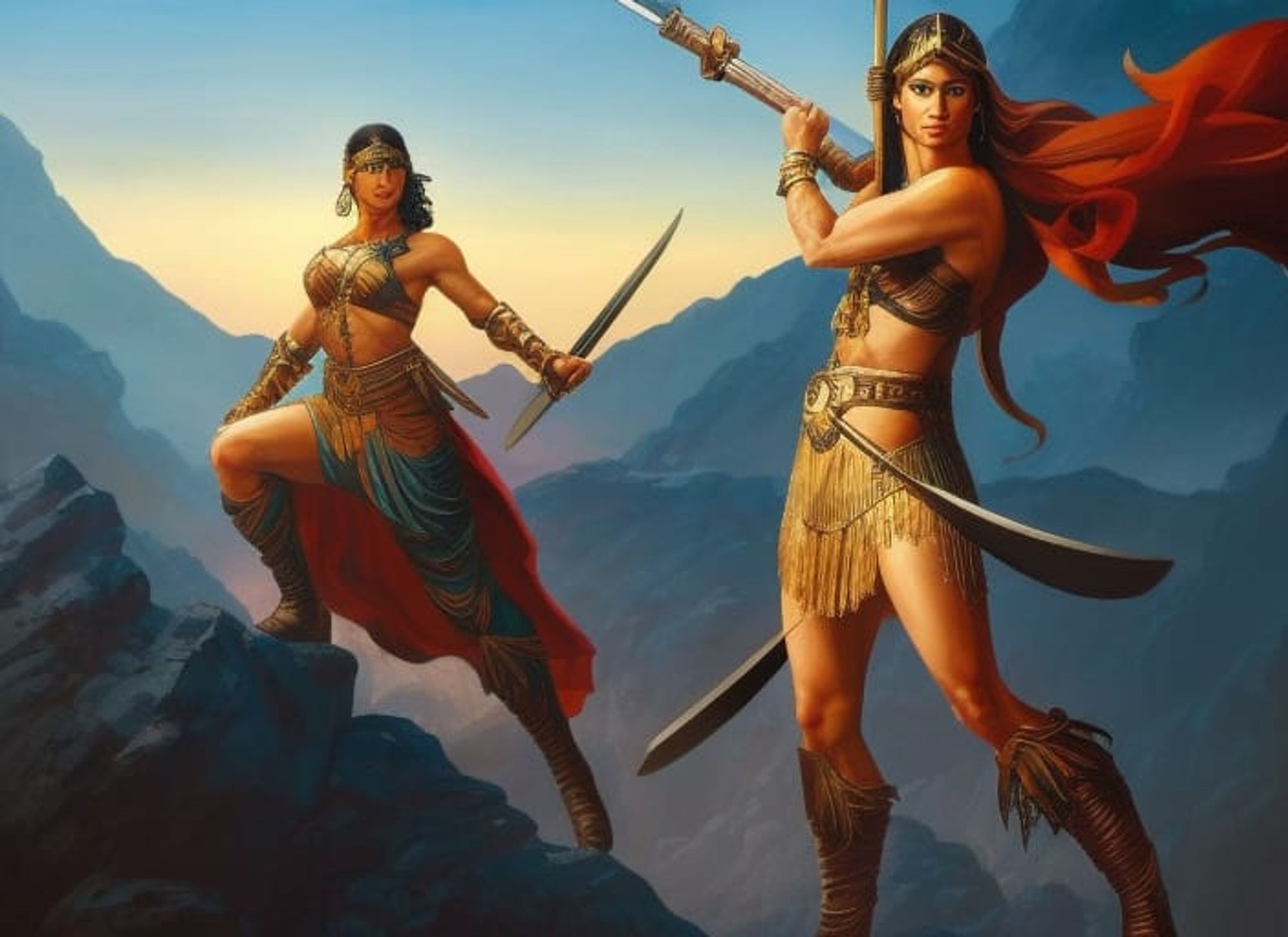 ancient greek female warriors
