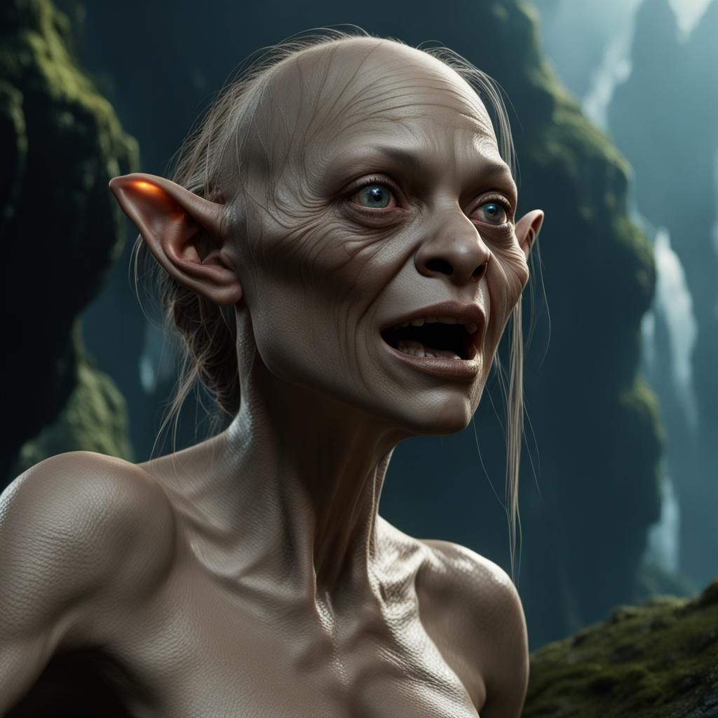 Jennifer Lopez As Gollum Ai Generated Artwork Nightcafe Creator