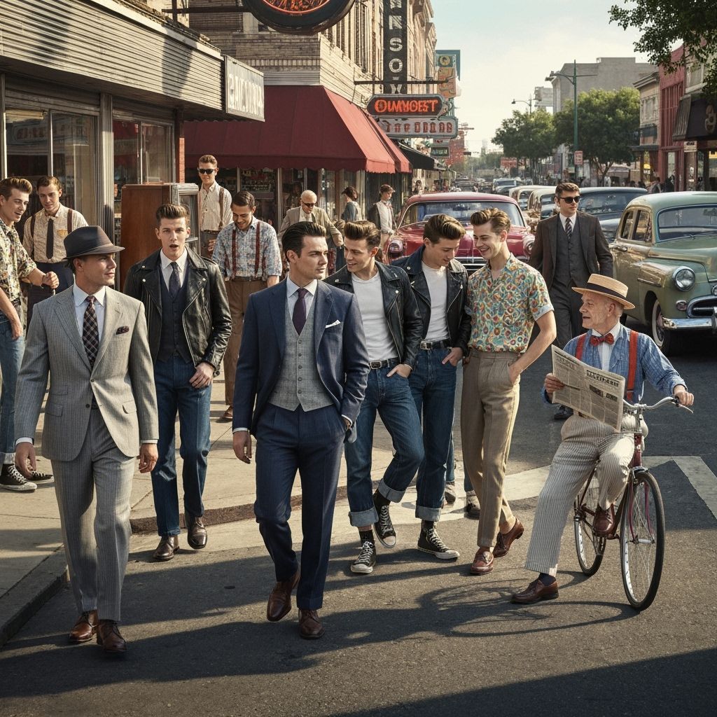 Highlighting many 1950's fashion  by @PVW