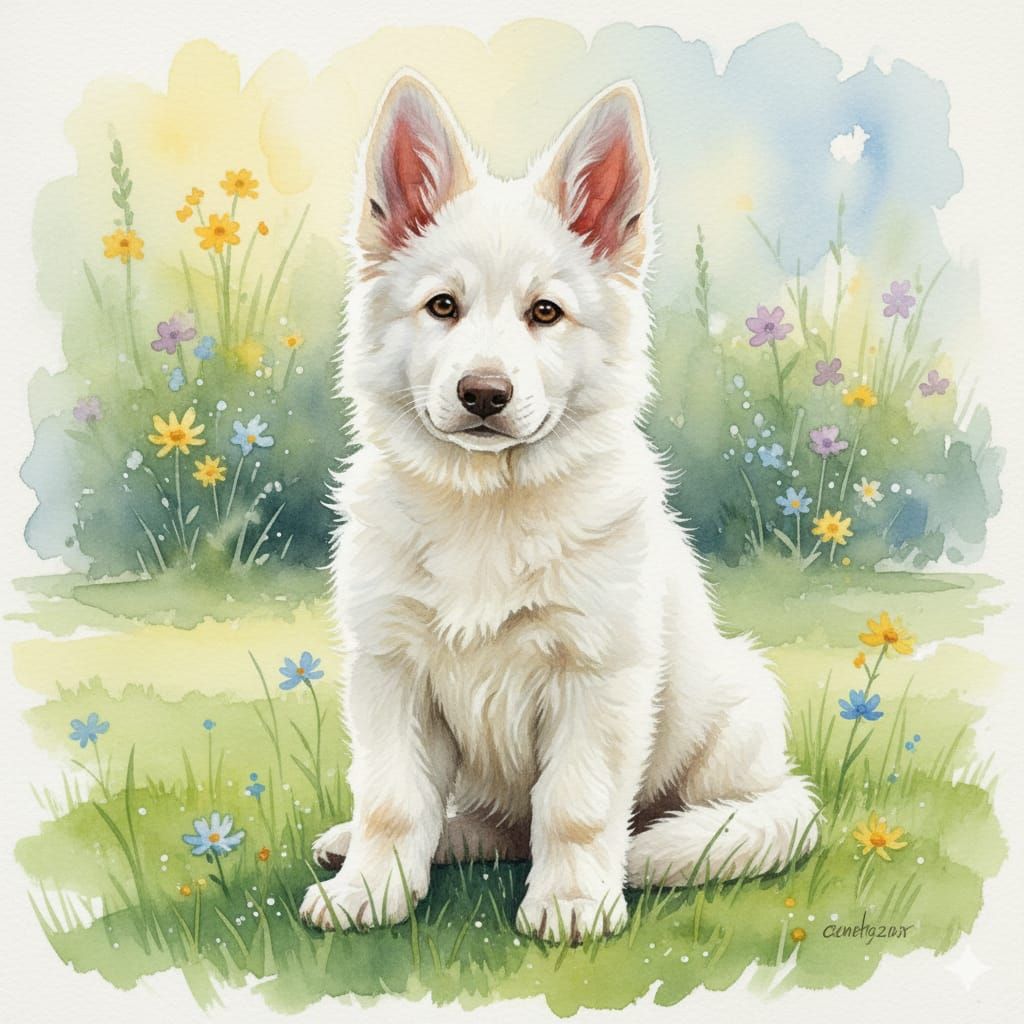 Chiot berger blanc suisse