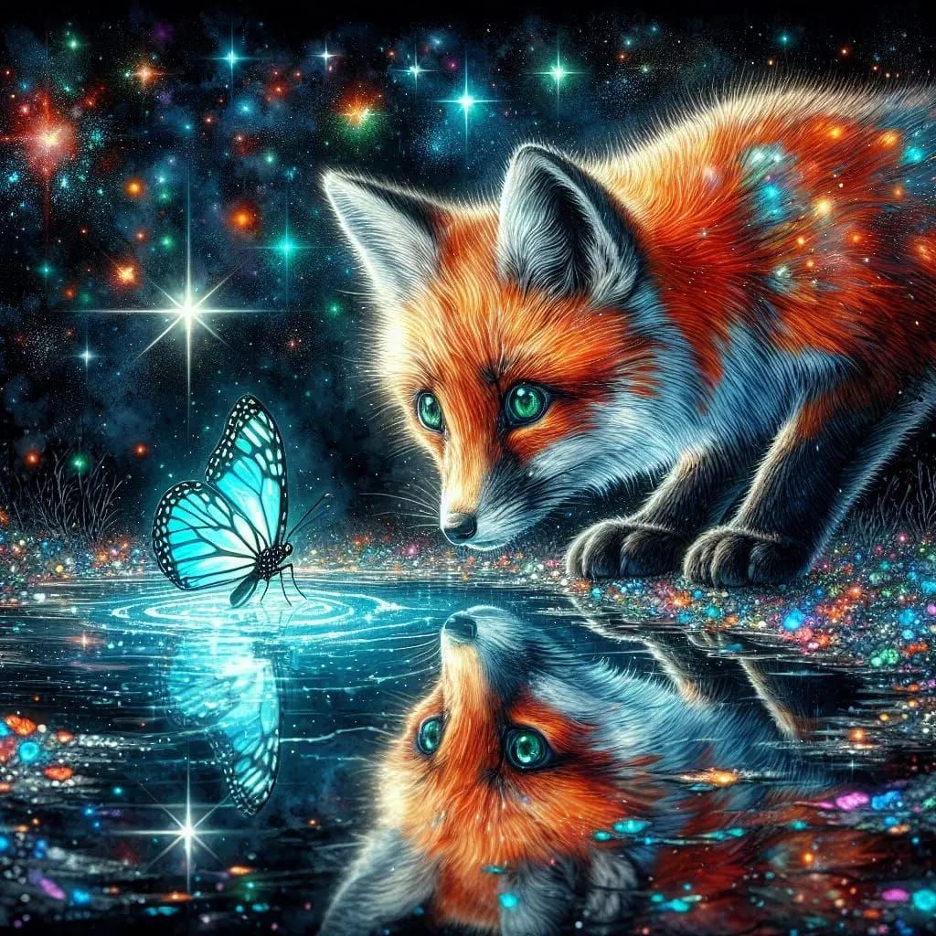 The curious fox  by @Neromagenta