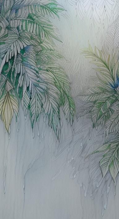 (Botanical fine lined coloring pages ink drawings with cross...