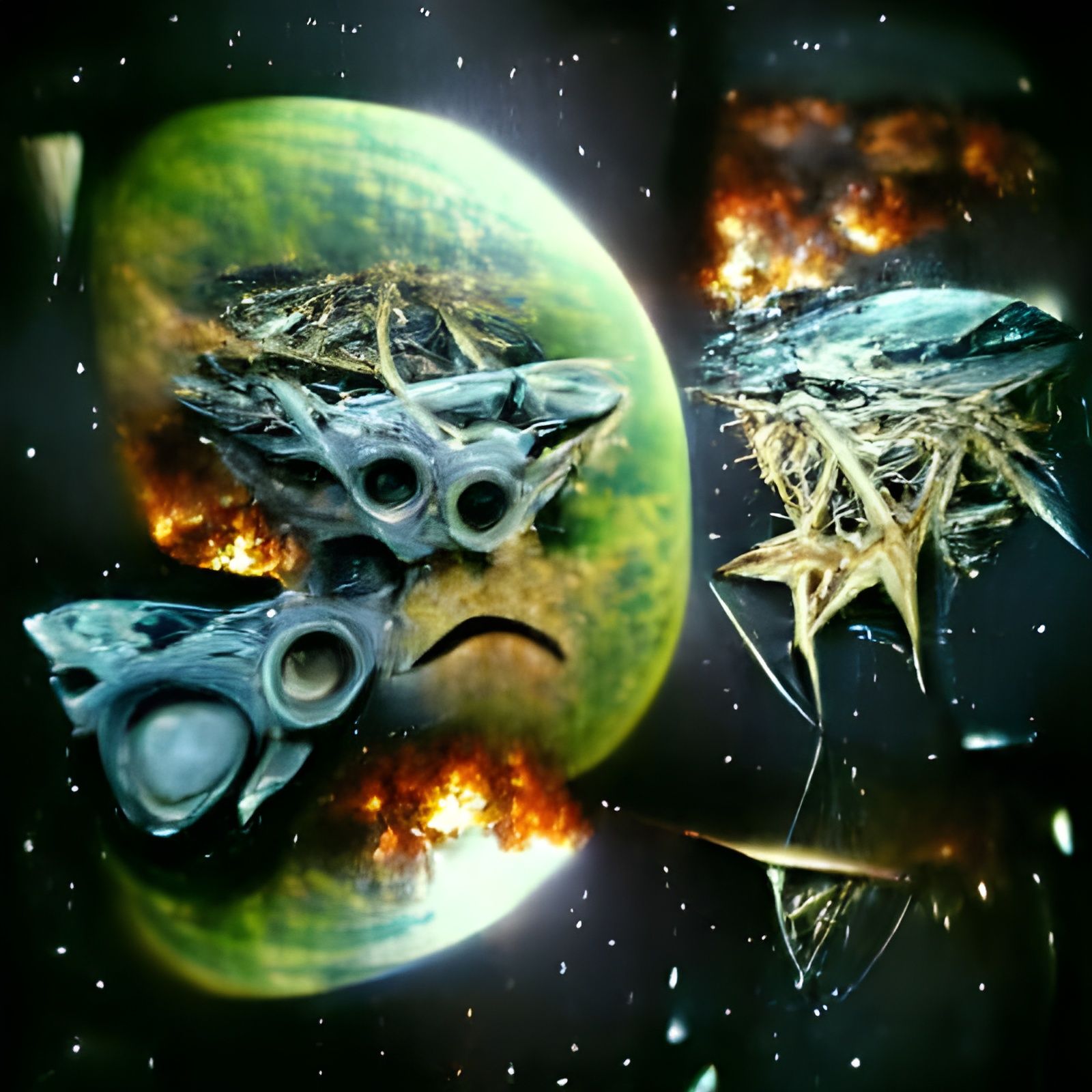 Abstract Sci-Fi - Relics of Planet X