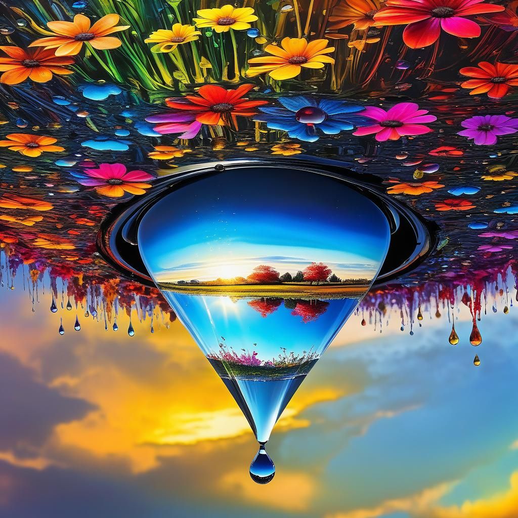 upside-down landscape   by @photon