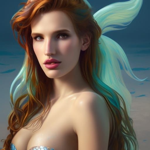 Bella Thorne As mermaid